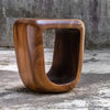 Uttermost Loophole Accent Stool, Natural Wash - CLOSEOUT