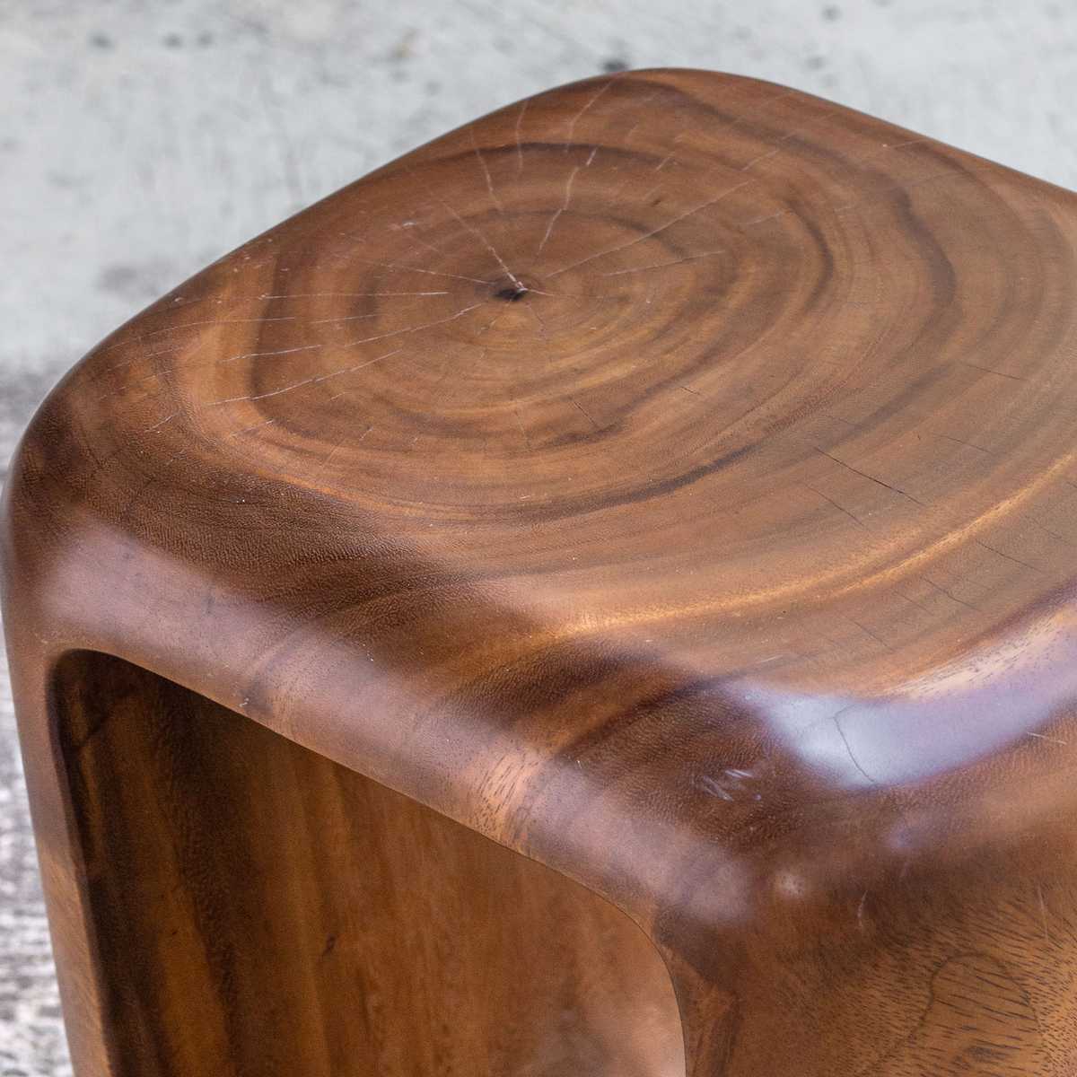 Uttermost Loophole Accent Stool, Natural Wash - CLOSEOUT