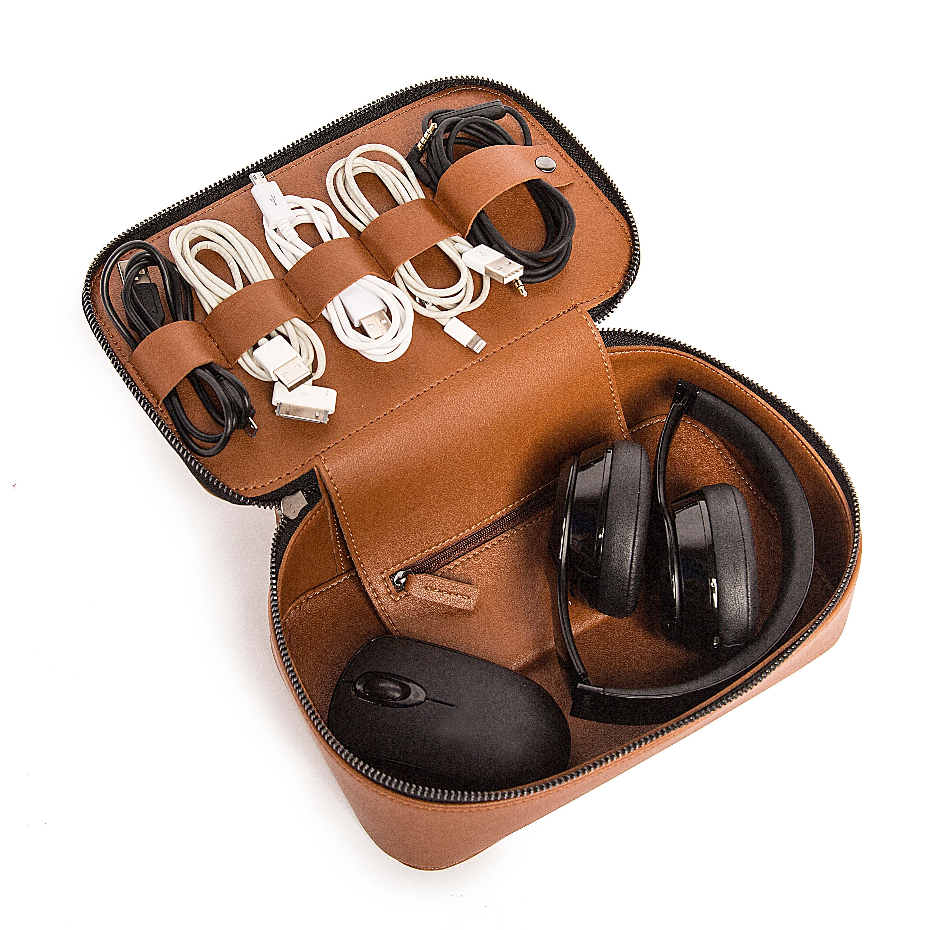 Tech Dopp Kit Brown