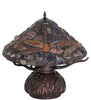 17" High Dragonfly Agata Table Lamp