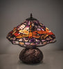 17" High Dragonfly Agata Table Lamp
