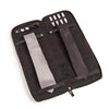 Monaco Travel Tie Case Black Croc