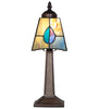 10" High Mackintosh Leaf Mini Lamp