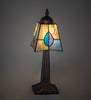 10" High Mackintosh Leaf Mini Lamp