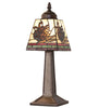 15" High Pinecone Mission Mini Lamp