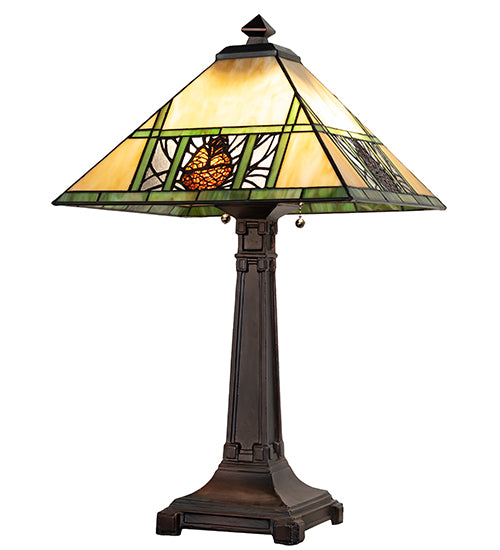 24" High Pinecone Ridge Table Lamp
