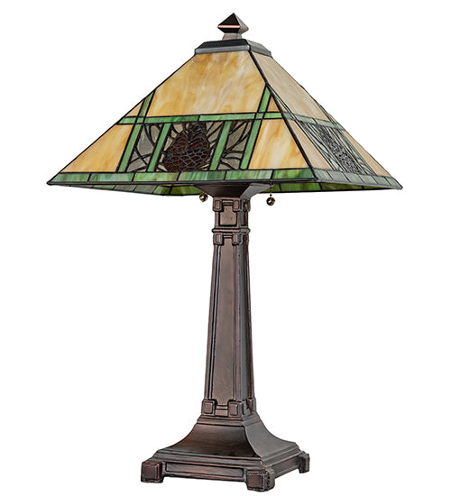 24" High Pinecone Ridge Table Lamp