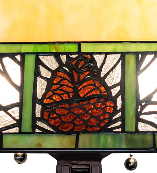 24" High Pinecone Ridge Table Lamp