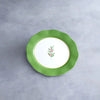 Beatriz Ball VIDA Holly 11" Dinner Plate Set of 4 (Green and White)