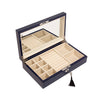 Single Hinged Jewelry Box White
