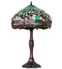 26" High Tiffany Hanginghead Dragonfly Table Lamp