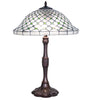26" High Diamond & Jewel Recurve Table Lamp