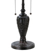 25" High Diamond & Jewel Recurve Table Lamp