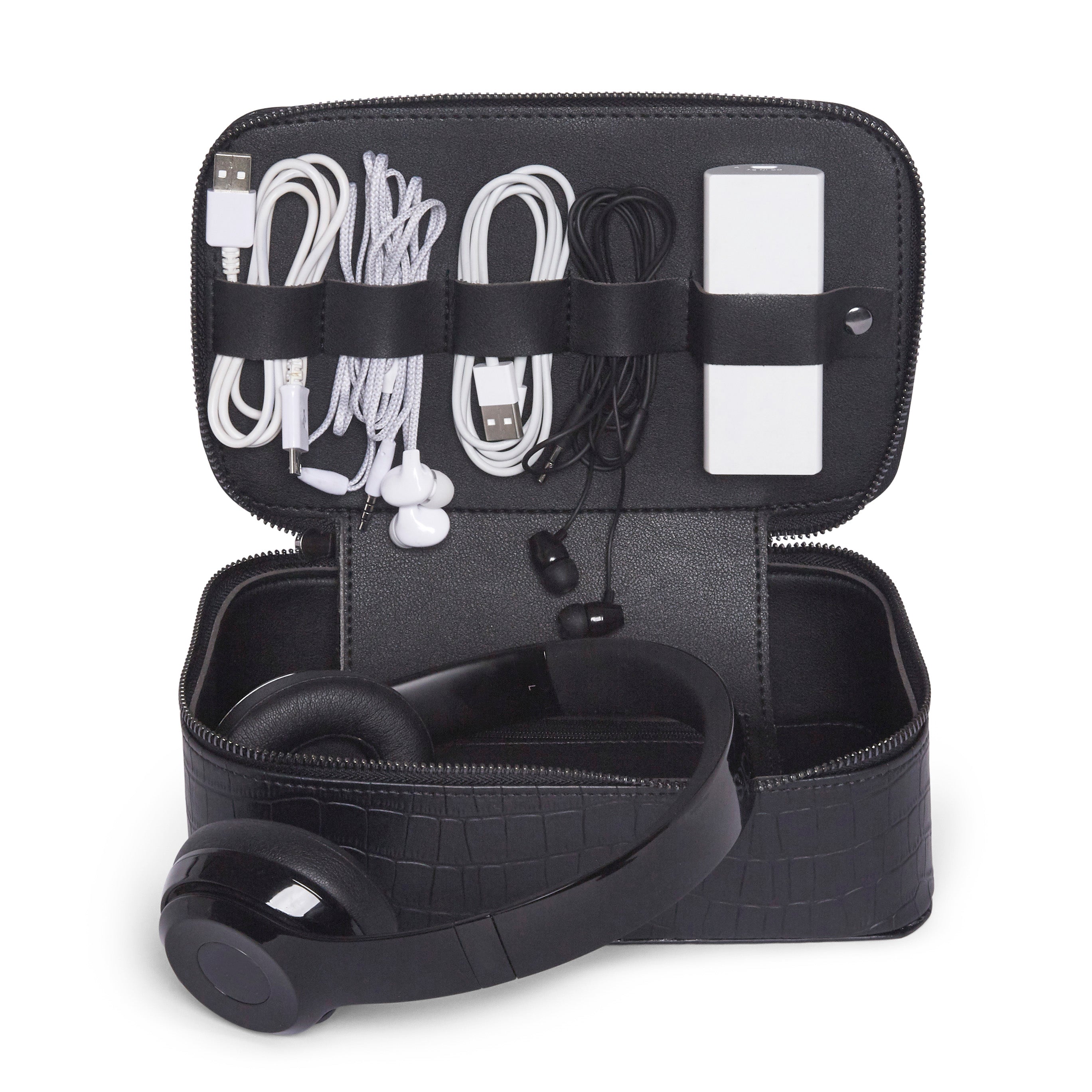 Croft Tech Dopp Kit Black Croc