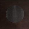 Beatriz Ball VIDA Croc Reversible 16" Round Placemats Set of 4 (Black and Grey)