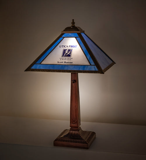 23" High Personalized Utica First Table Lamp