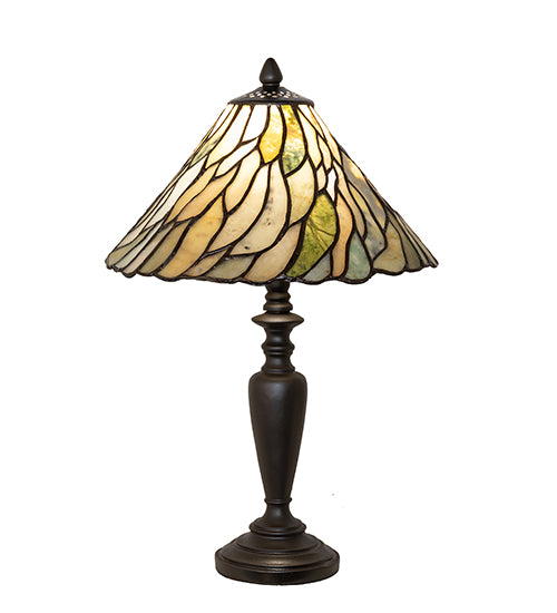 19" High Willow Jadestone Table Lamp
