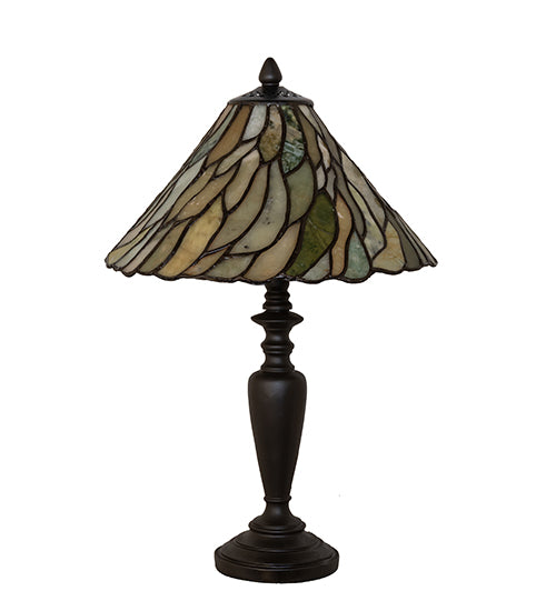 19" High Willow Jadestone Table Lamp