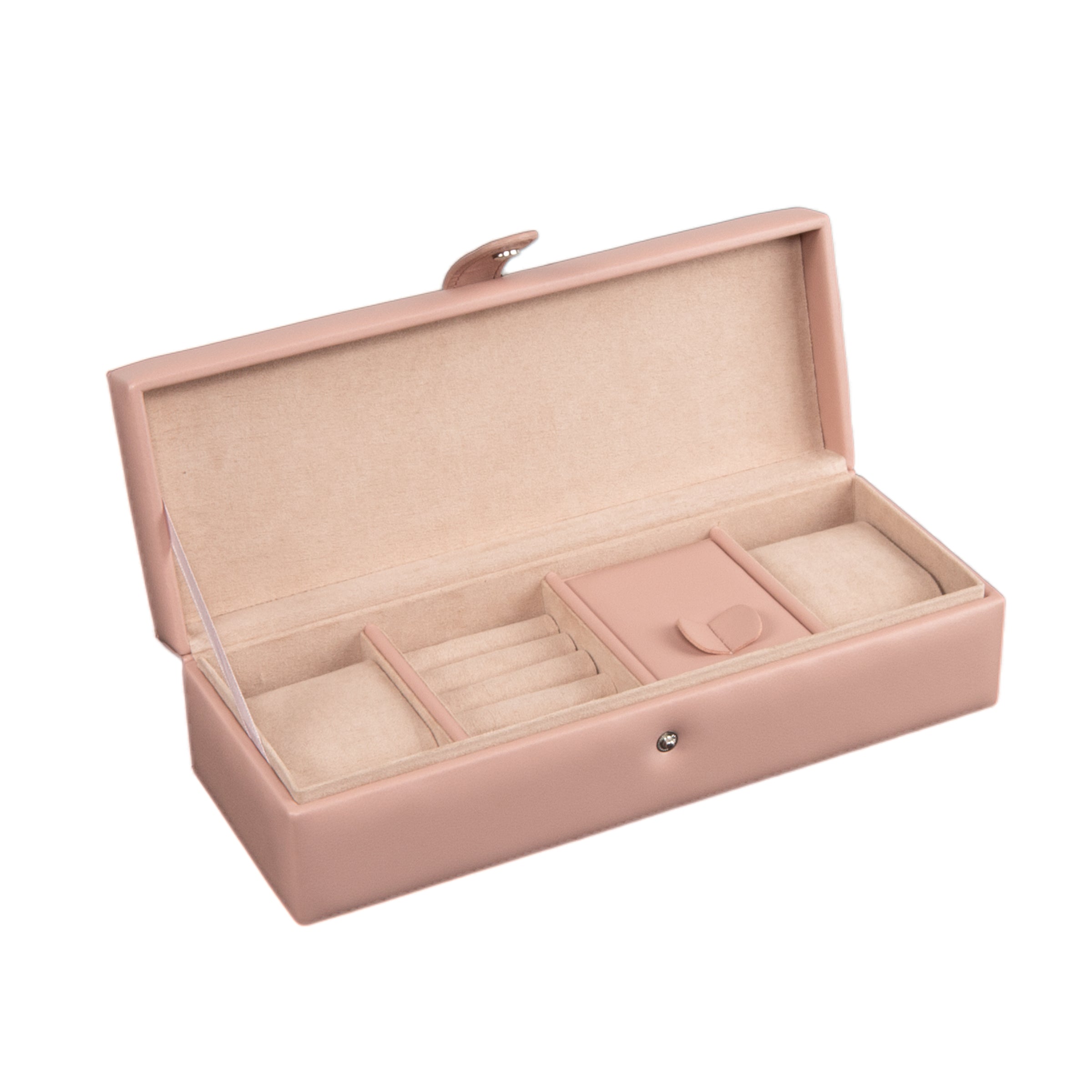 Leo Travel Jewelry Box Blush