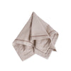 Beatriz Ball LINENS Velluto Napkins with Border Set of 4 Beige and Beige