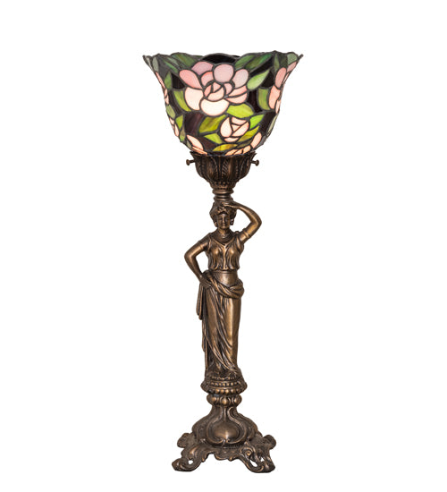 20" High Begonia Accent Lamp