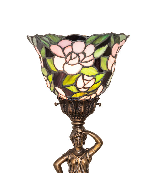 20" High Begonia Accent Lamp