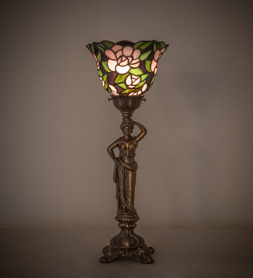 20" High Begonia Accent Lamp
