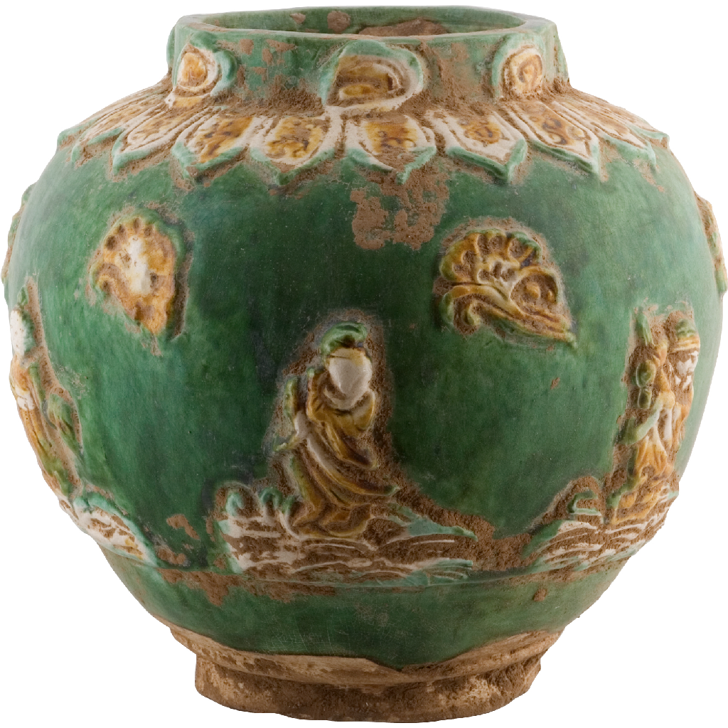Danny's Fine Porcelain 10 X 9.75" Vase - Green Color