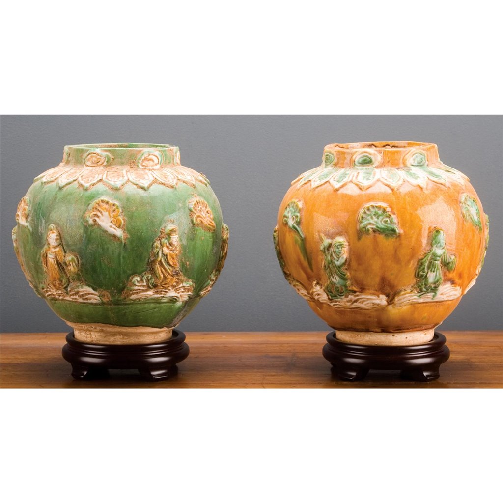 Danny's Fine Porcelain 10 X 9.75" Vase - Green Color