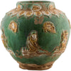Danny's Fine Porcelain 10 X 9.75" Vase - Green Color