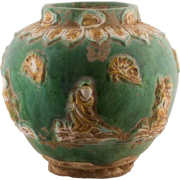 Danny's Fine Porcelain 10 X 9.75" Vase - Green Color