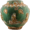 Danny's Fine Porcelain 10 X 9.75" Vase - Green Color
