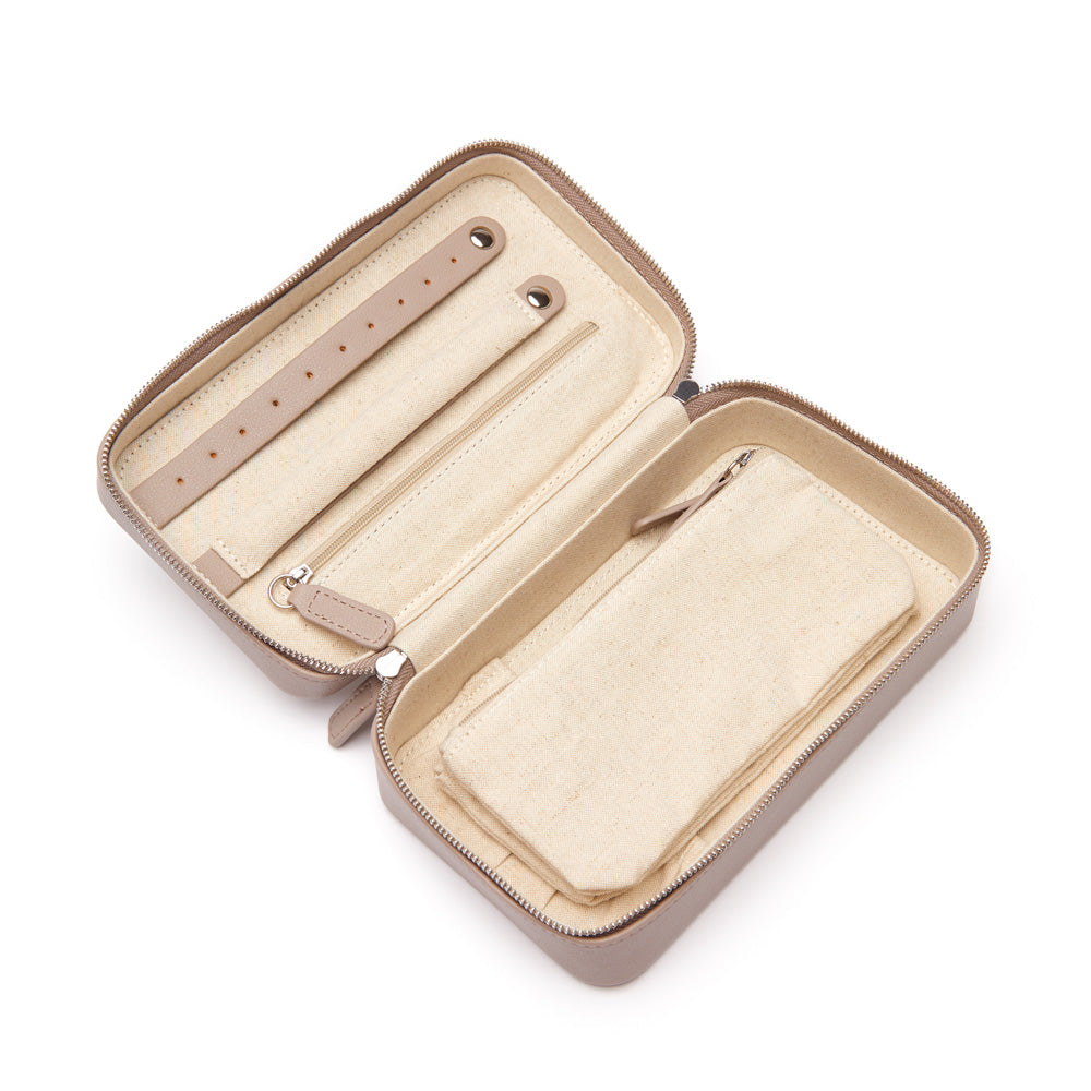 Luna Medium Travel Jewelry Case Blush