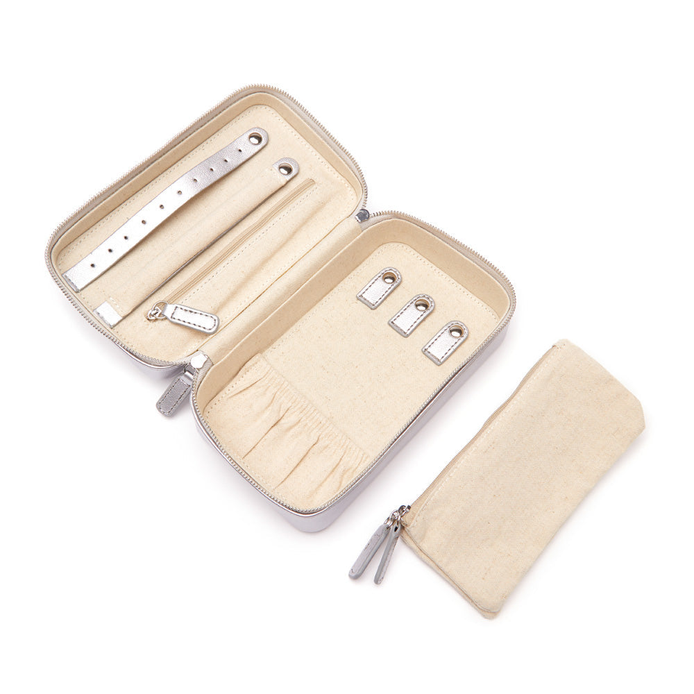 Luna Medium Travel Jewelry Case Blush