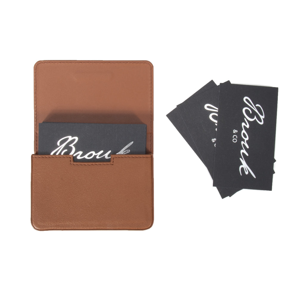 Caleb Card Holder Brown