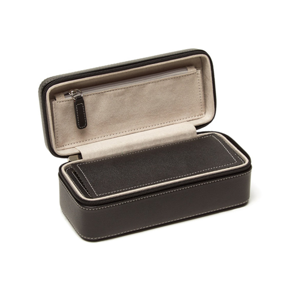 Riley Dual Watch Travel Case Black
