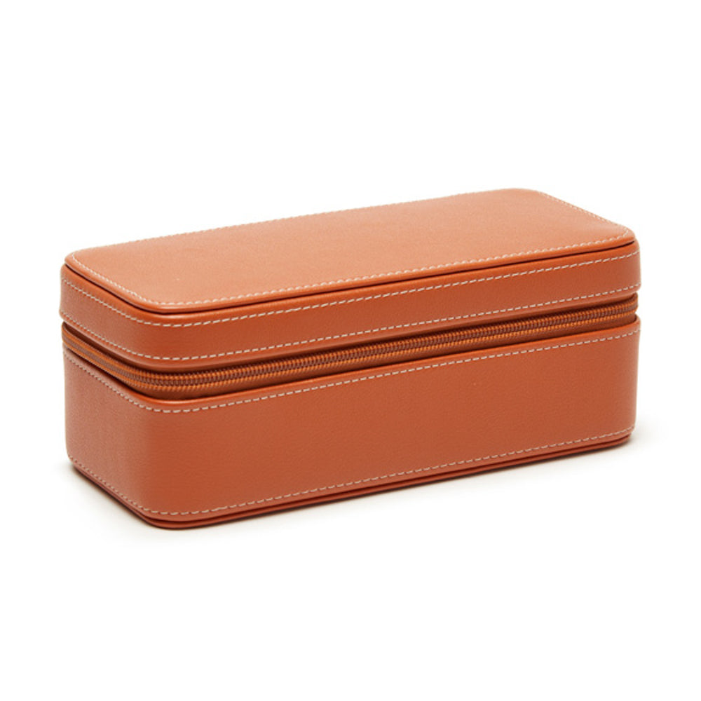 Riley Dual Watch Travel Case Brown