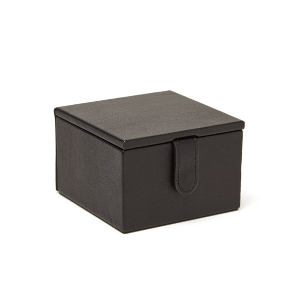 Jodi 2 Tray Small Jewelry Box Black