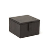 Jodi 2 Tray Small Jewelry Box Black