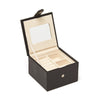 Jodi 2 Tray Small Jewelry Box Black