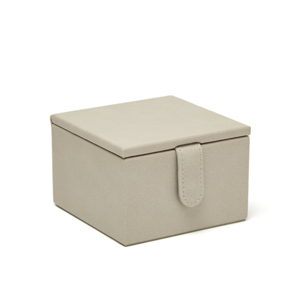 Jodi 2 Tray Small Jewelry Box Grey