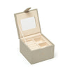 Jodi 2 Tray Small Jewelry Box Grey