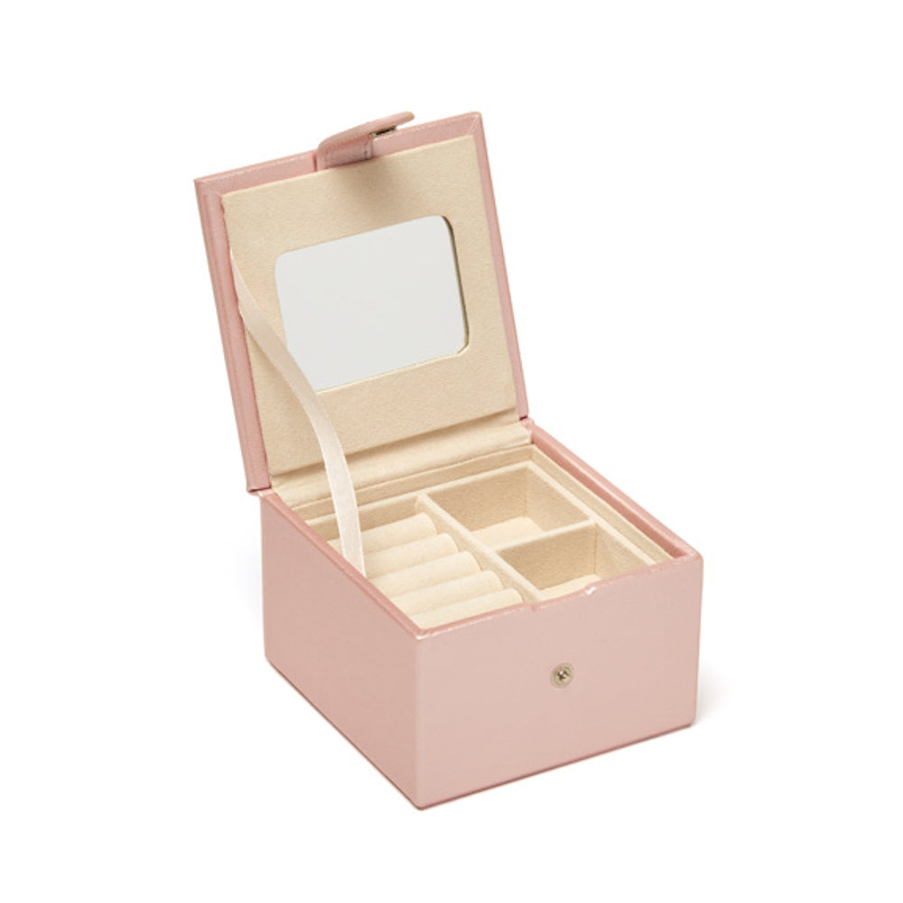 Jodi 2 Tray Small Jewelry Box Pink