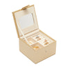 Jodi 2 Tray Small Jewelry Box Gold