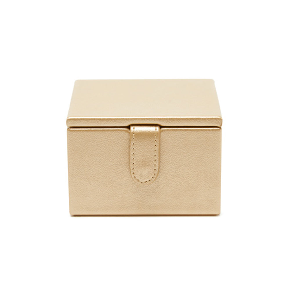 Jodi 2 Tray Small Jewelry Box Gold