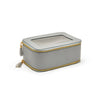 Leah 3pc Cosmetic Case Light Grey