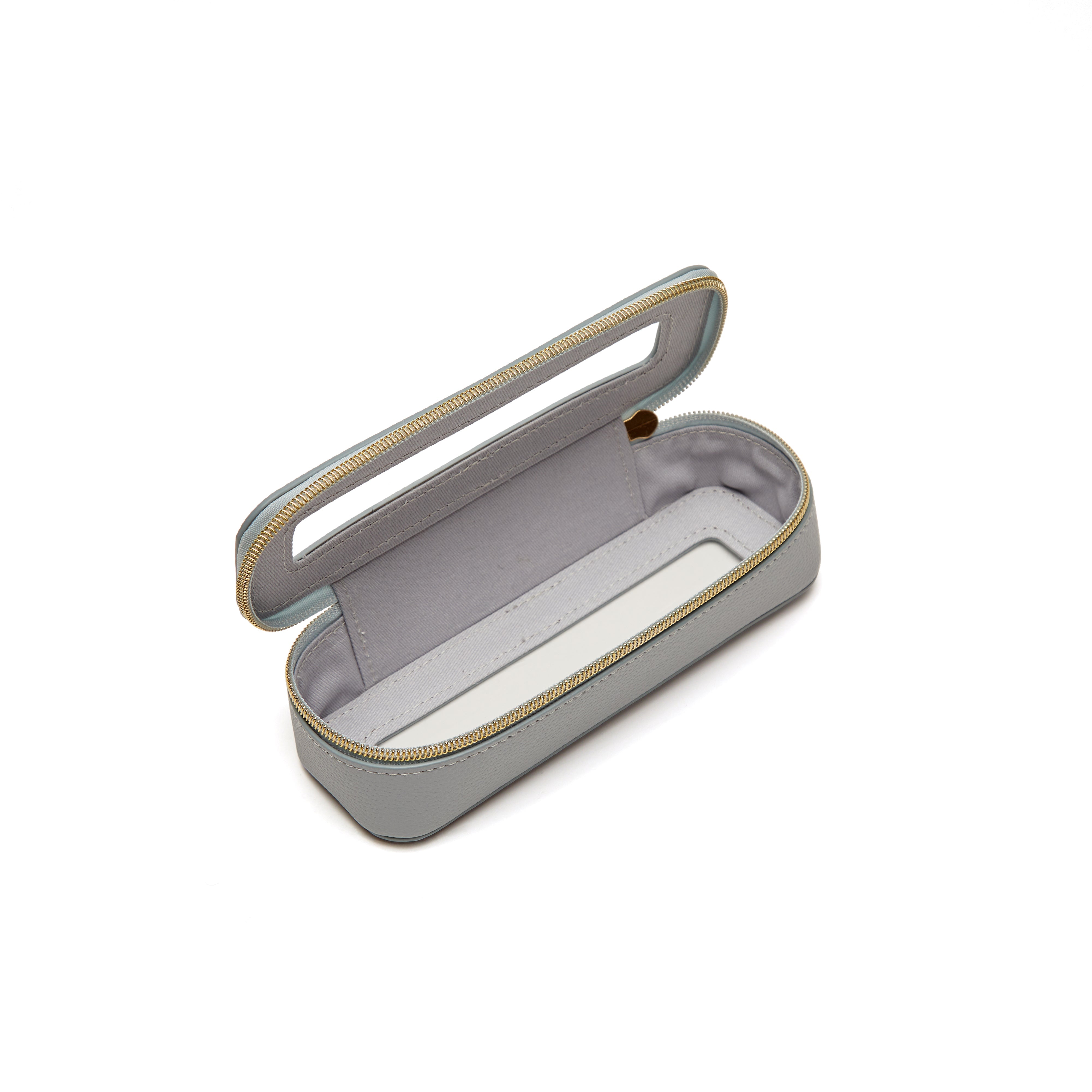 Leah 3pc Cosmetic Case Light Grey
