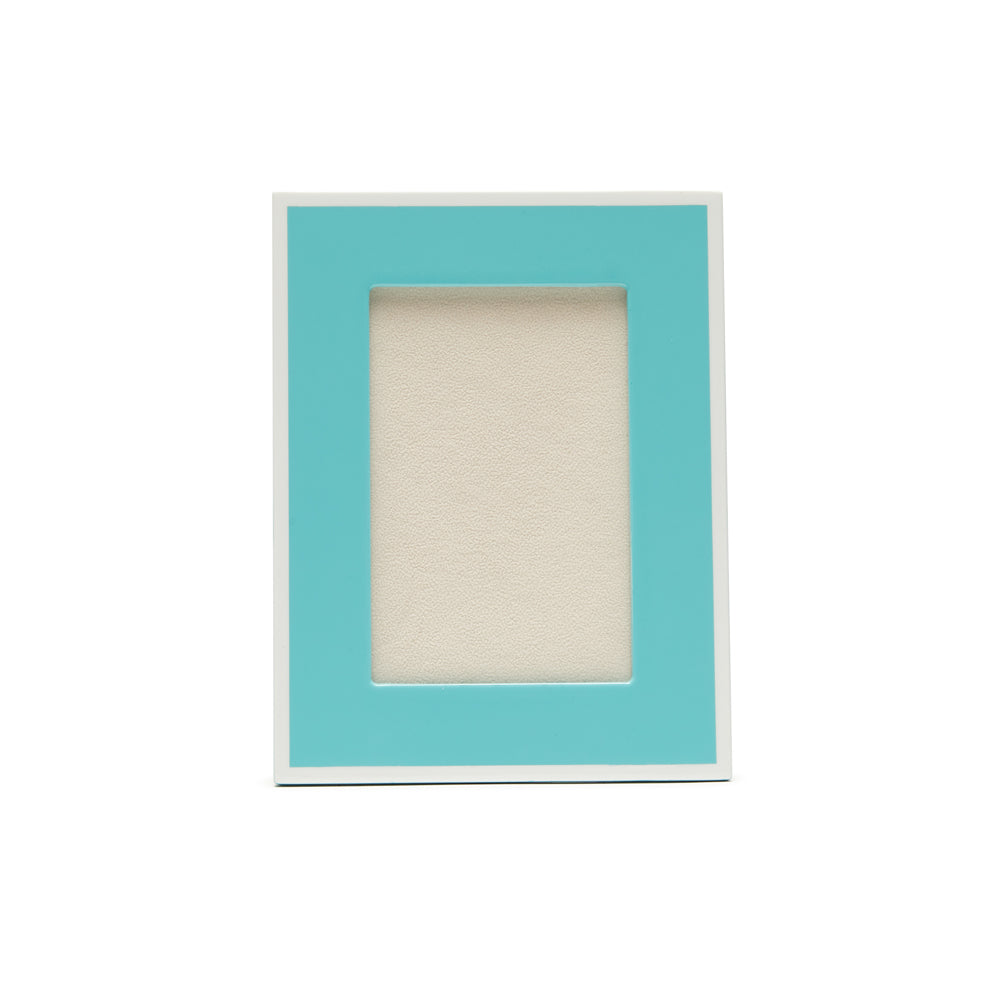 Laurel Picture Frame Baby Blue/White 4 x 6
