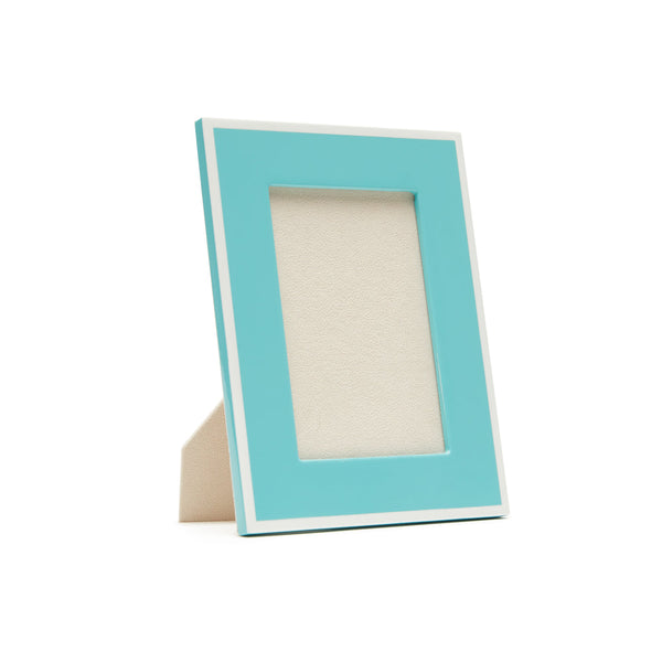 Laurel Picture Frame Baby Blue/White 4 x 6