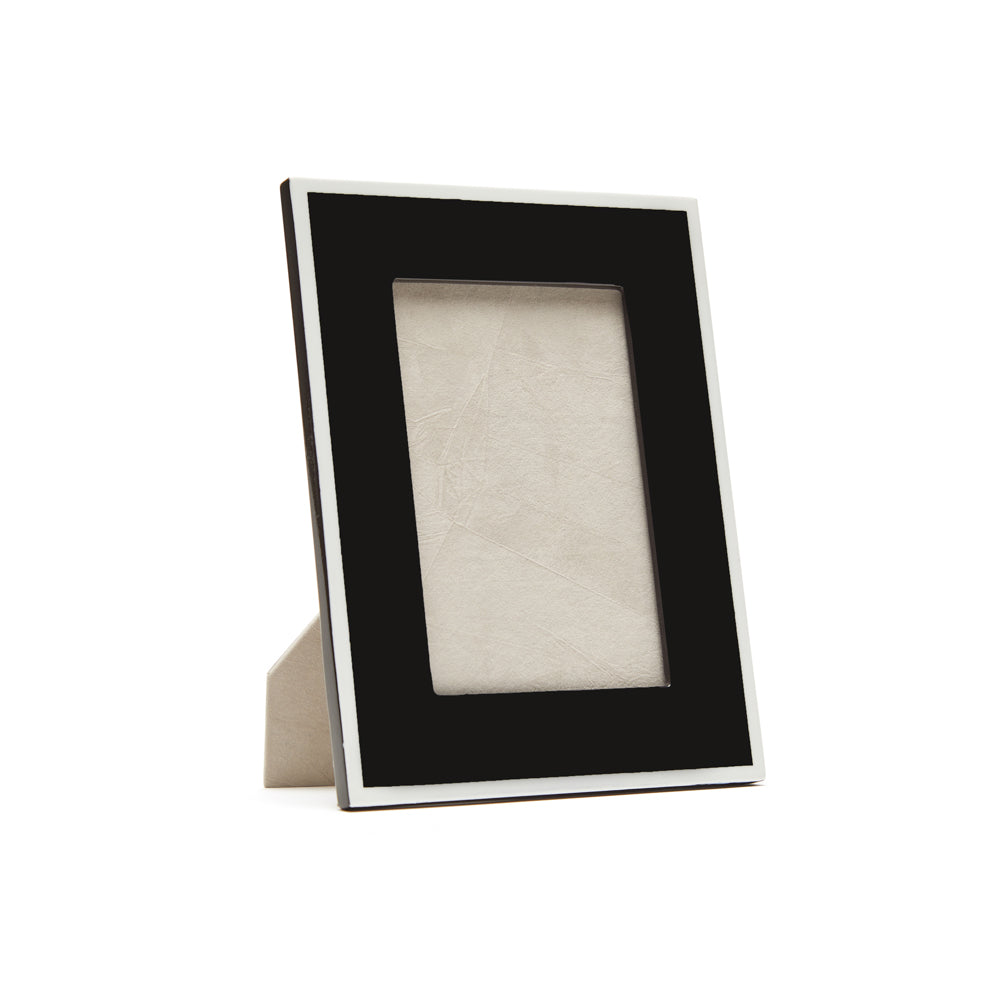 Laurel Picture Frame Black/White 4 x 6